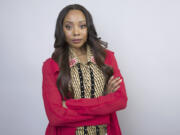 FILE - Erica Ash cast member in the Bet series &quot;In Contempt&quot; poses for a portrait during the 2018 Television Critics Association Winter Press Tour in Pasadena, Calif., on Jan. 15, 2018. Ash, an actor and comedian skilled in sketch comedy who starred in the parody series &ldquo;Mad TV&rdquo; and &ldquo;Real Husbands of Hollywood,&rdquo; died Sunday in Los Angeles due to cancer. She was 46.