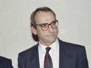 FILE - Actor James Sikking poses for a photograph at the Los Angeles gala celebrating the 20th anniversary of the National Organization for Women, Dec. 1, 1986. Sikking, who starred as a hardened police lieutenant on &ldquo;Hill Street Blues&rdquo; and as the titular character&#039;s kindhearted dad on &ldquo;Doogie Howser, M.D.,&rdquo; has died of complications from dementia, his publicist Cynthia Snyder said in a statement Sunday, July 14, 2024.