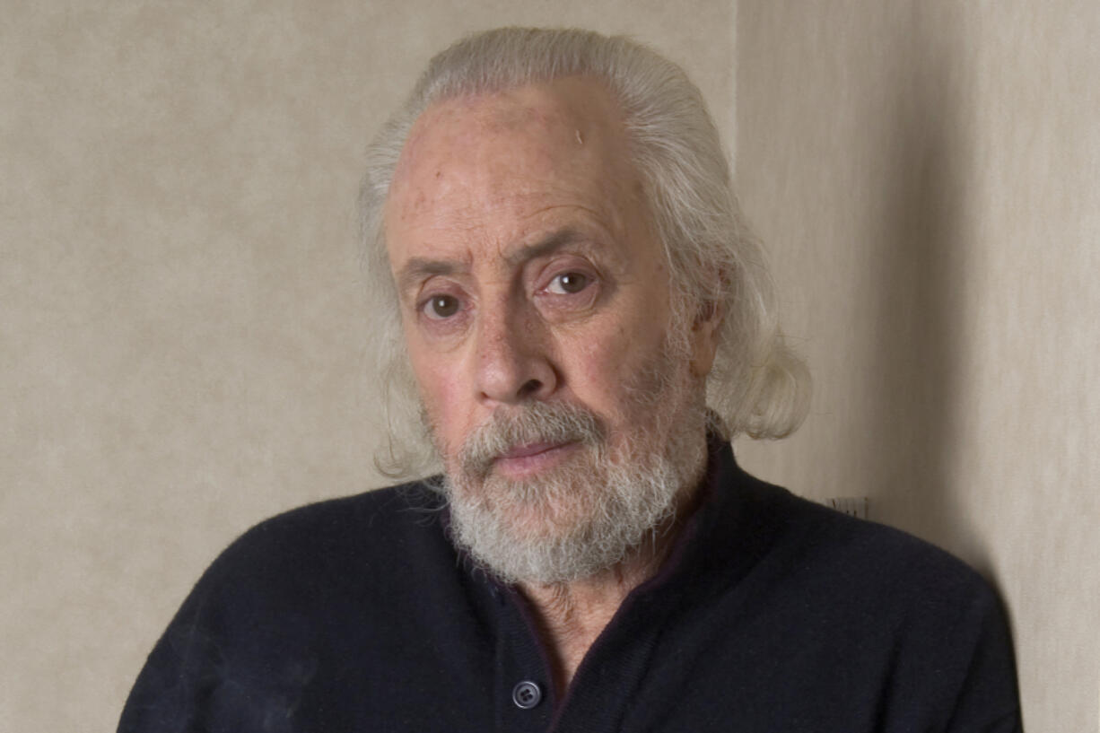 FILE - Screenwriter Robert Towne poses at The Regency Hotel, March 7, 2006, in New York. Towne, the Oscar-winning screenplay writer of &quot;Shampoo,&quot; &quot;The Last Detail&quot; and other acclaimed films whose work on &quot;Chinatown&quot; became a model of the art form and helped define the jaded allure of his native Los Angeles, died Monday, July 1, 2024, surrounded by family at his home in Los Angeles, said publicist Carri McClure. She declined to comment on any cause of death.