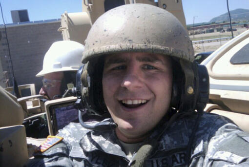 This photo provided by Casey Tylek shows him serving in the U.S. Army in Fort Carson Colo., in 2010.