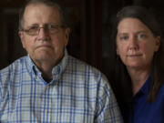 William Bortz, left, stands alongside his daughter, Ave Williams, at his senior living center, Friday, May 17, 2024, in San Diego. Bortz said criminals stole his family&#039;s nest egg of almost $700,000 in an elaborate scheme. Sophisticated overseas criminals are stealing tens of billions of dollars from Americans every year, a crime wave that&#039;s projected to get worse as the U.S. population ages and technology like AI makes it easier than ever to perpetrate fraud and get away with it.