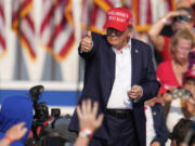 FILE - Republican presidential candidate former President Donald Trump speaks at a campaign event in Butler, Pa., July 13, 2024. The federal judge presiding over the classified documents case of former President Donald Trump in Florida has dismissed the prosecution because of concerns over the appointment of the prosecutor who brought the case. (AP Photo/Gene J.