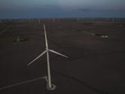 Wind turbines operate, Tuesday, May 7, 2024, in Paxton, Ill. (AP Photo/Joshua A.