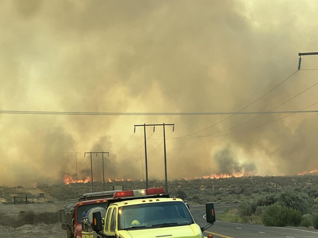 The Big Horn fire is burning on 50,000 acres in the eastern Columbia River Gorge between Goldendale and Boardman.