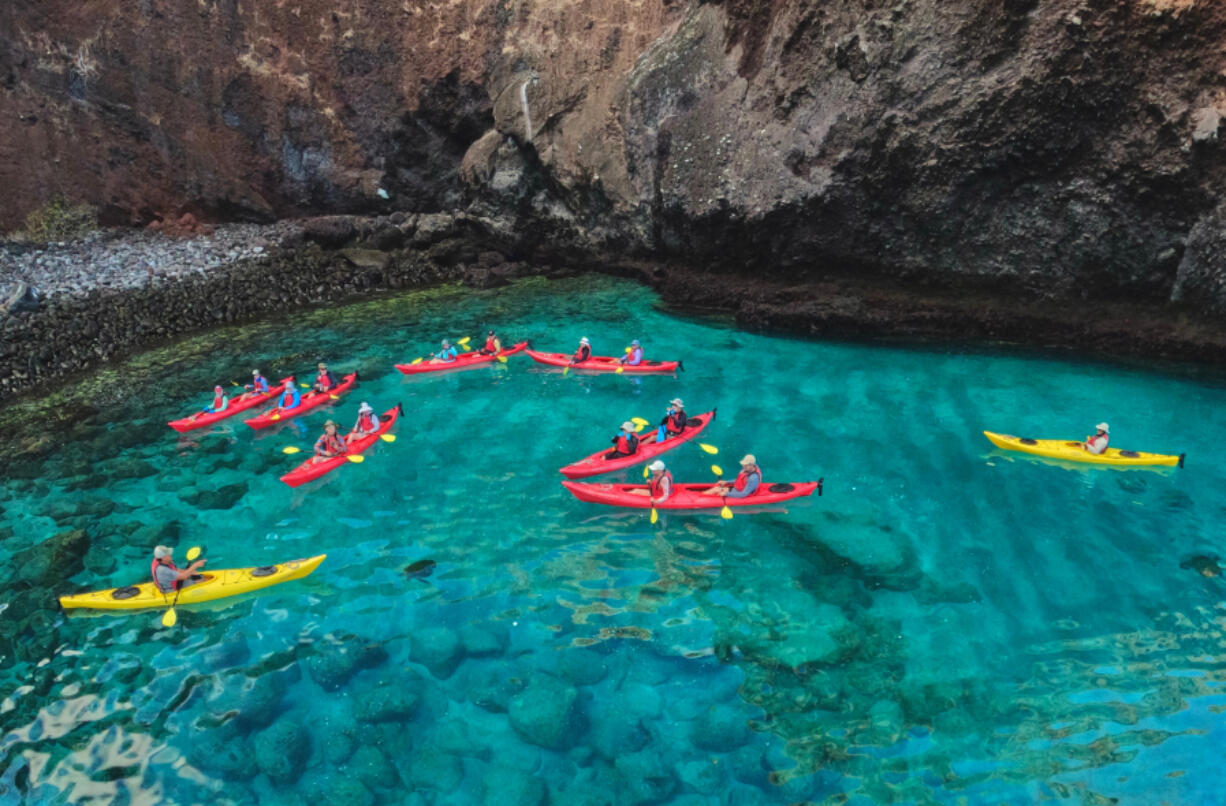 The Galapagos, an archipelago off the coast of Ecuador, is perfect for kayaking to see the likes of the blue-footed booby, marine iguanas, Darwin&rsquo;s finches, sea lions, giant tortoises and several species of sea turtles.