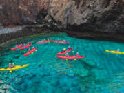 The Galapagos, an archipelago off the coast of Ecuador, is perfect for kayaking to see the likes of the blue-footed booby, marine iguanas, Darwin&rsquo;s finches, sea lions, giant tortoises and several species of sea turtles.