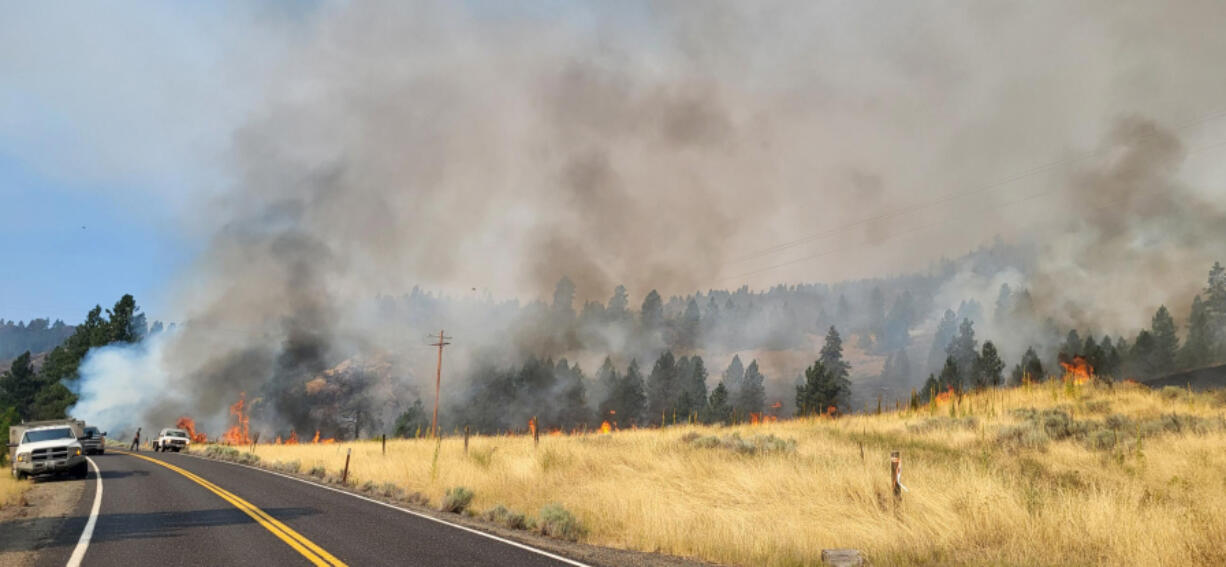 The Swawilla Fire, currently burning on more than 50,000 acres in Central Washington, is one of the largest wildfires in the state. Smoke from wildfires like this one can affect fertility, according to a new study.