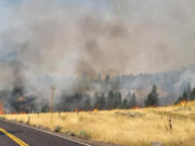 The Swawilla Fire, currently burning on more than 50,000 acres in Central Washington, is one of the largest wildfires in the state. Smoke from wildfires like this one can affect fertility, according to a new study.