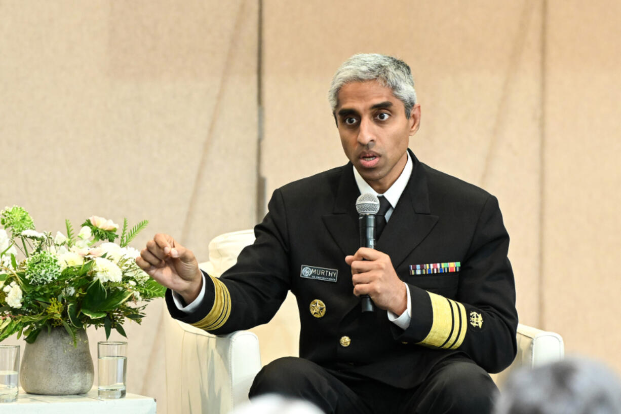 Dr. Vivek H. Murthy, the nation&Ccedil;&fnof;&Ugrave;s top doctor said the United States is &Ccedil;&fnof;&uacute;falling short&Ccedil;&fnof;&ugrave; in protecting the public health of children and adolescents from the impact of social media and firearm violence. Murthy speaks onstage at The Archewell Foundation Parents&Ccedil;&fnof;&Ugrave; Summit: Mental Wellness in the Digital Age during Project Healthy Minds&rsquo; World Mental Health Day Festival 2023 at Hudson Yards on Oct. 10, 2023, in New York City.