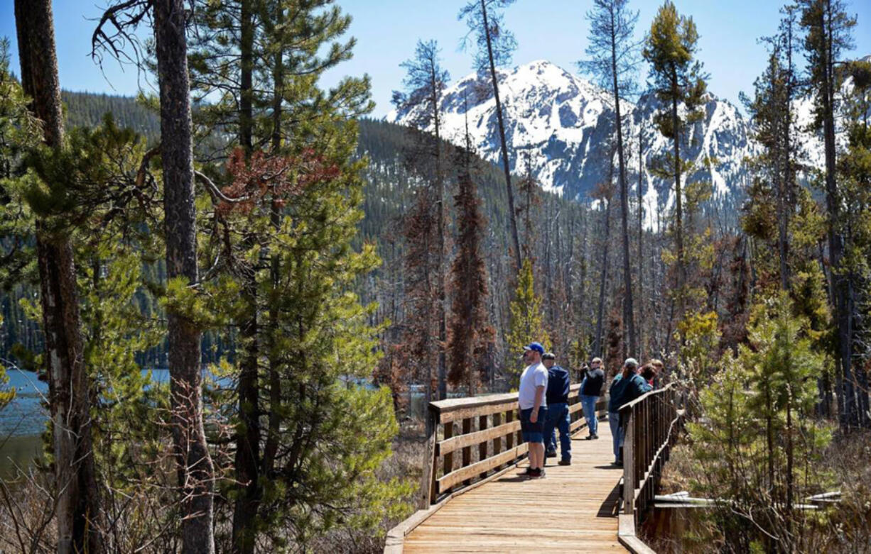 Stanley Lake in Idaho&rsquo;s Sawtooth National Recreation Area is a popular destination.