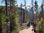 Stanley Lake in Idaho&rsquo;s Sawtooth National Recreation Area is a popular destination.