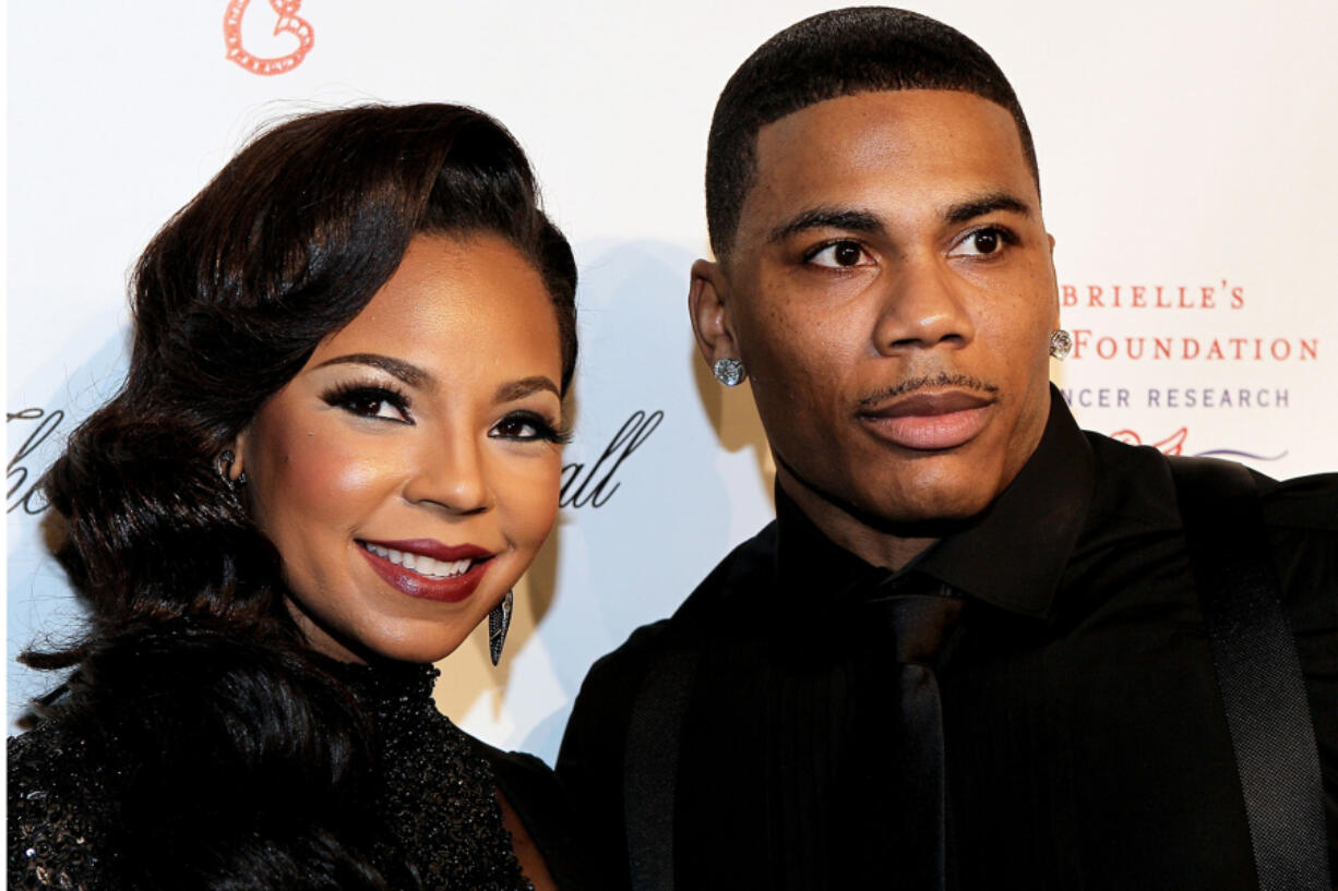 Ashanti and Nelly attends the Angel Ball 2012 at Cipriani Wall Street on Oct. 22, 2012, in New York City.