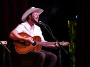 Chayce Beckham performs June 25 during CMT Showcase Series Listen Up Class Edition at City Winery Nashville in Nashville, Tenn.