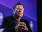 Elon Musk, co-founder of Tesla and SpaceX and owner of X Holdings Corp., speaks at the Milken Institute&rsquo;s Global Conference at the Beverly Hilton Hotel,on May 6, 2024, in Beverly Hills, California.