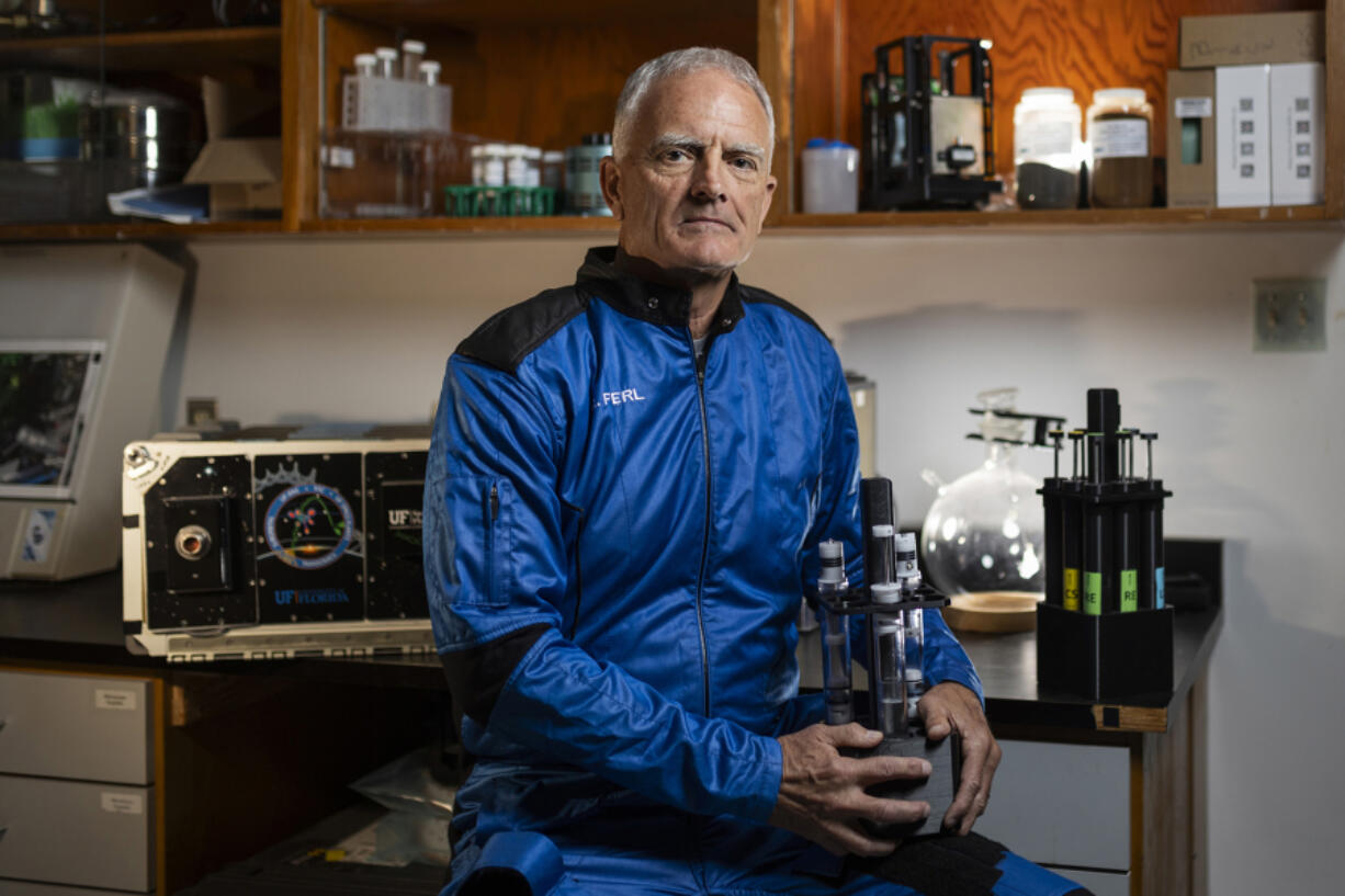 University of Florida faculty member Rob Ferl trains for a suborbital flight with Blue Origin to study the effects of spaceflight on genes.