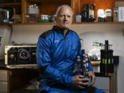 University of Florida faculty member Rob Ferl trains for a suborbital flight with Blue Origin to study the effects of spaceflight on genes.