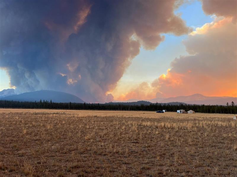 The Wapiti Fire near Stanley, Idaho, has grown to nearly 70,000 acres.