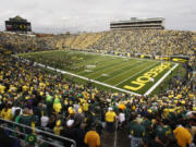 Oregon's Autzen Stadium in Eugene, Ore.