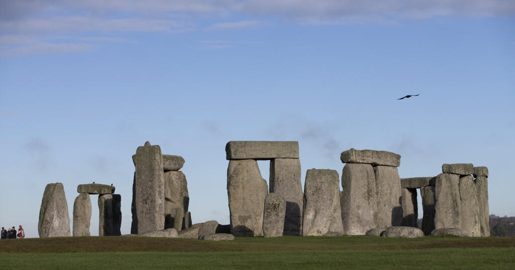 FILE - The world heritage site of Stonehenge is seen in Wiltshire, England on Dec. 17, 2013.