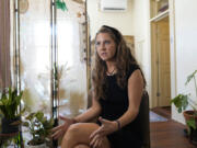 Kyleigh Thurman, one of the patients who is filing a federal complaint against an emergency room for not treating her ectopic pregnancy, talks about her experience at her studio, Wednesday, Aug. 7, 2024, in Burnet County, Texas.