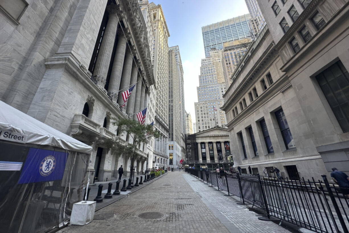 FILE - The New York Stock Exchange is shown on Aug. 21, 2024, in New York.