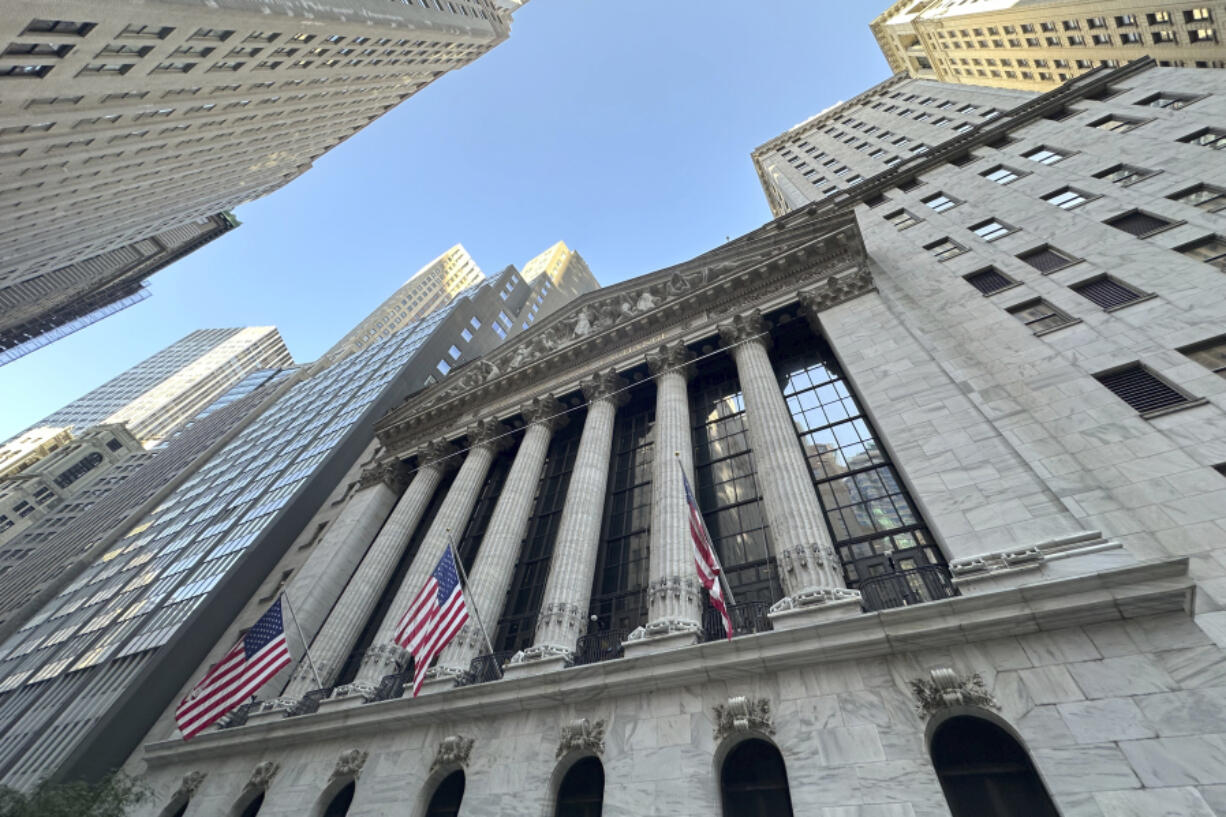 FILE - The New York Stock Exchange is shown on Aug. 14, 2024, in New York.