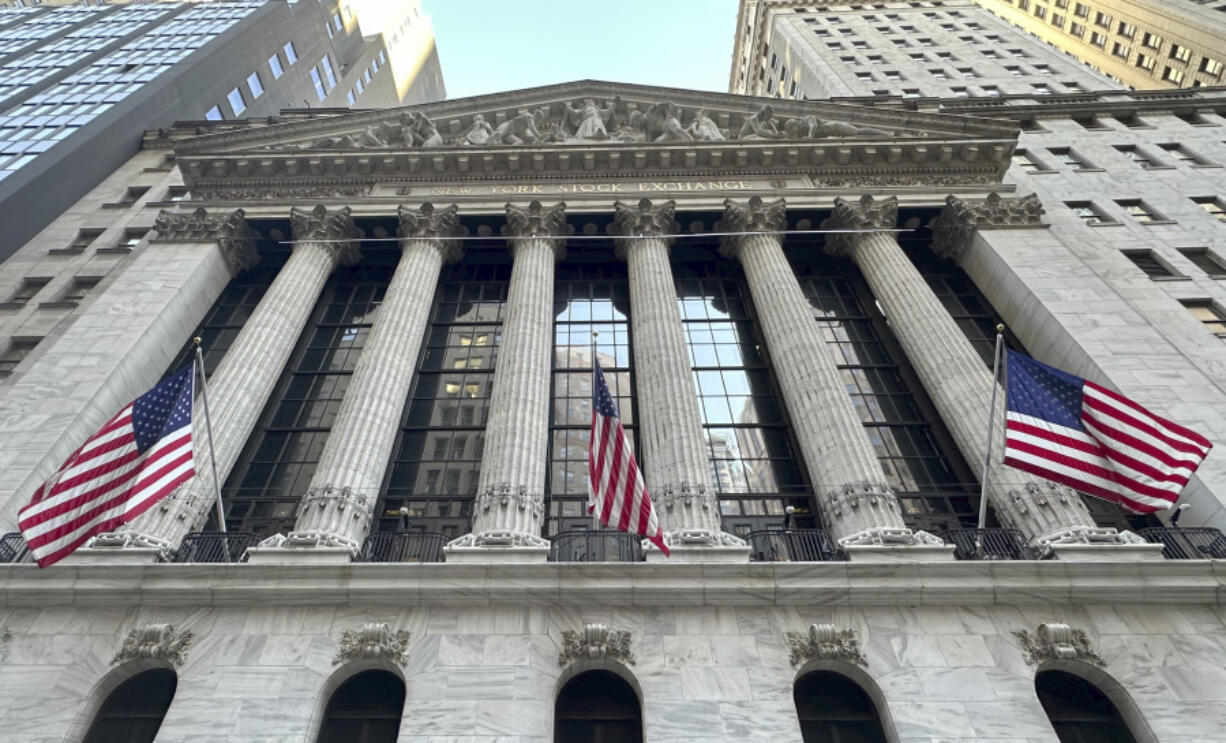 The New York Stock Exchange is shown on Tuesday, Aug. 13, 2024, in New York.