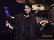 St. Vincent performs March 9, 2023, at the seventh annual Love Rocks NYC concert in New York.