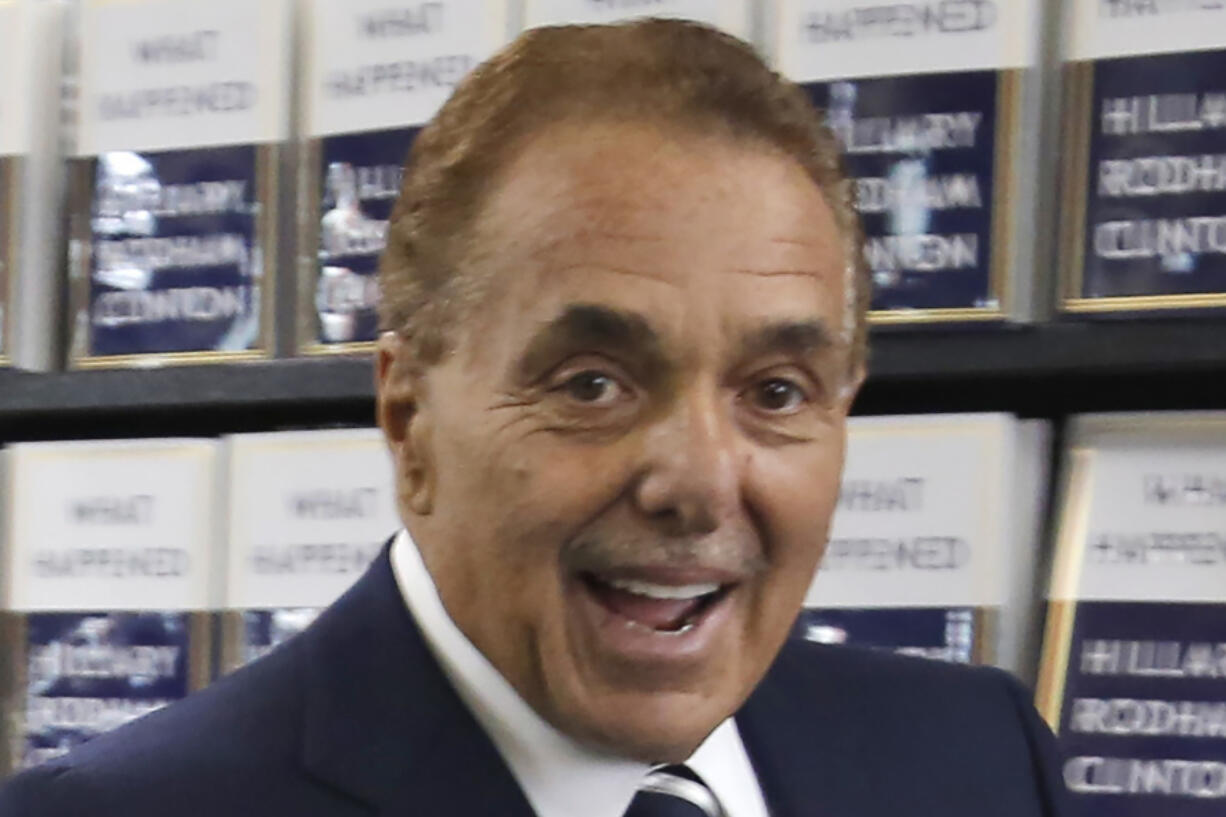 FILE - Leonard Riggio, chairman of Barnes and Noble, arrives at a book store in New York, Tuesday, Sept. 12, 2017.