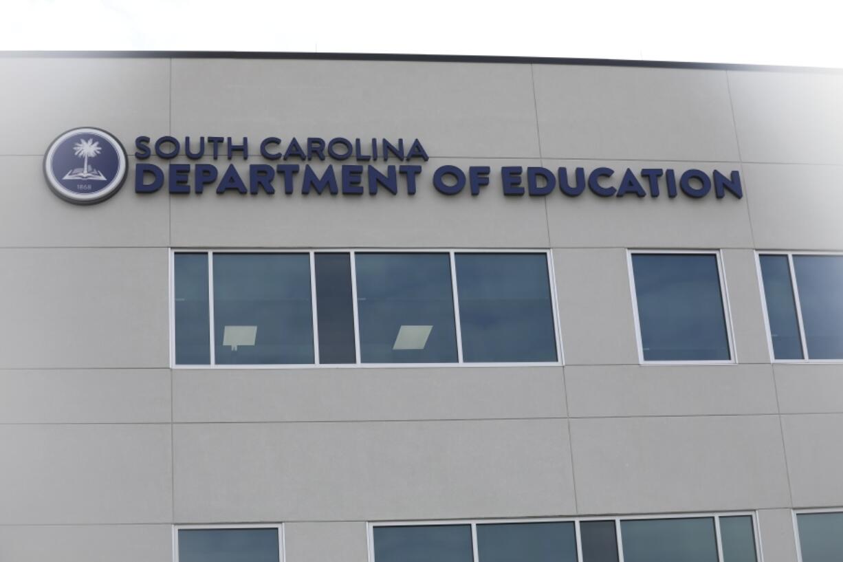 The headquarters for the South Carolina Department of Education is seen on Tuesday in West Columbia, S.C.