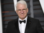 FILE - Steve Martin arrives at the 2015 Vanity Fair Oscar Party, Feb. 22, 2015, in Beverly Hills, Calif.