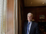 Supreme Court Justice Neil Gorsuch stands in his office July 29 at the Supreme Court in Washington. Gorsuch is out with a new book in which he says ordinary Americans are &ldquo;getting whacked&rdquo; by too many laws and regulations.