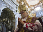 FILE - In this Sunday, March 10, 2013 file photo, U.S. Cardinal Sean Patrick O&rsquo;Malley arrives to the Santa Maria alla Vittoria church in Rome to celebrate Mass. Pope Francis on Monday, Aug. 5, 2024, accepted the resignation of Cardinal Sean O&rsquo;Malley as archbishop of Boston and named the current bishop of Providence, Rhode Island, Richard Henning, to replace him as leader of one of the most important Catholic archdioceses in the United States.