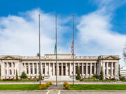 Temple of Justice the Washington Supreme Court building in Olympia, Washington.