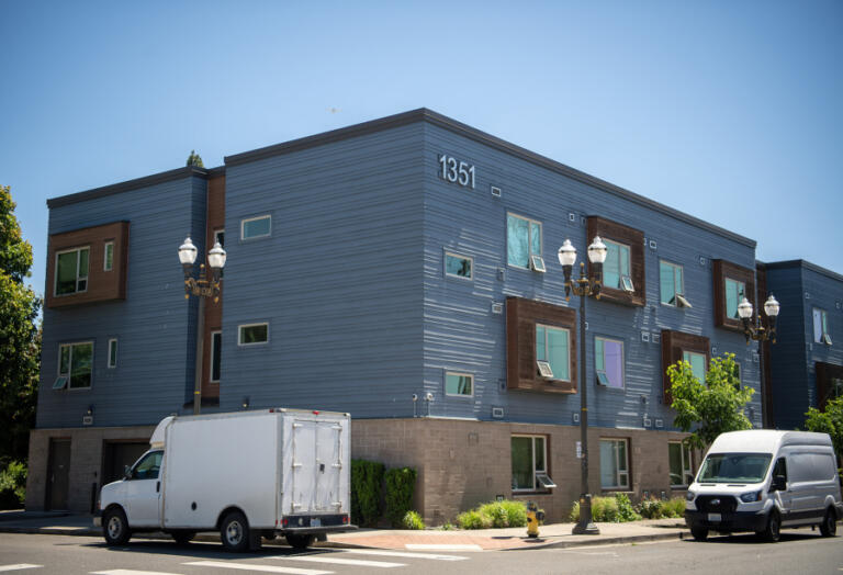 Lincoln Place in downtown Vancouver was the Vancouver Housing Authority&rsquo;s first Housing First complex. It opened in 2016.