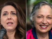 Republicans Jaime Herrera Beutler and Sue Kuehl Pederson are leading in initial primary results for Washington state commissioner of public lands.