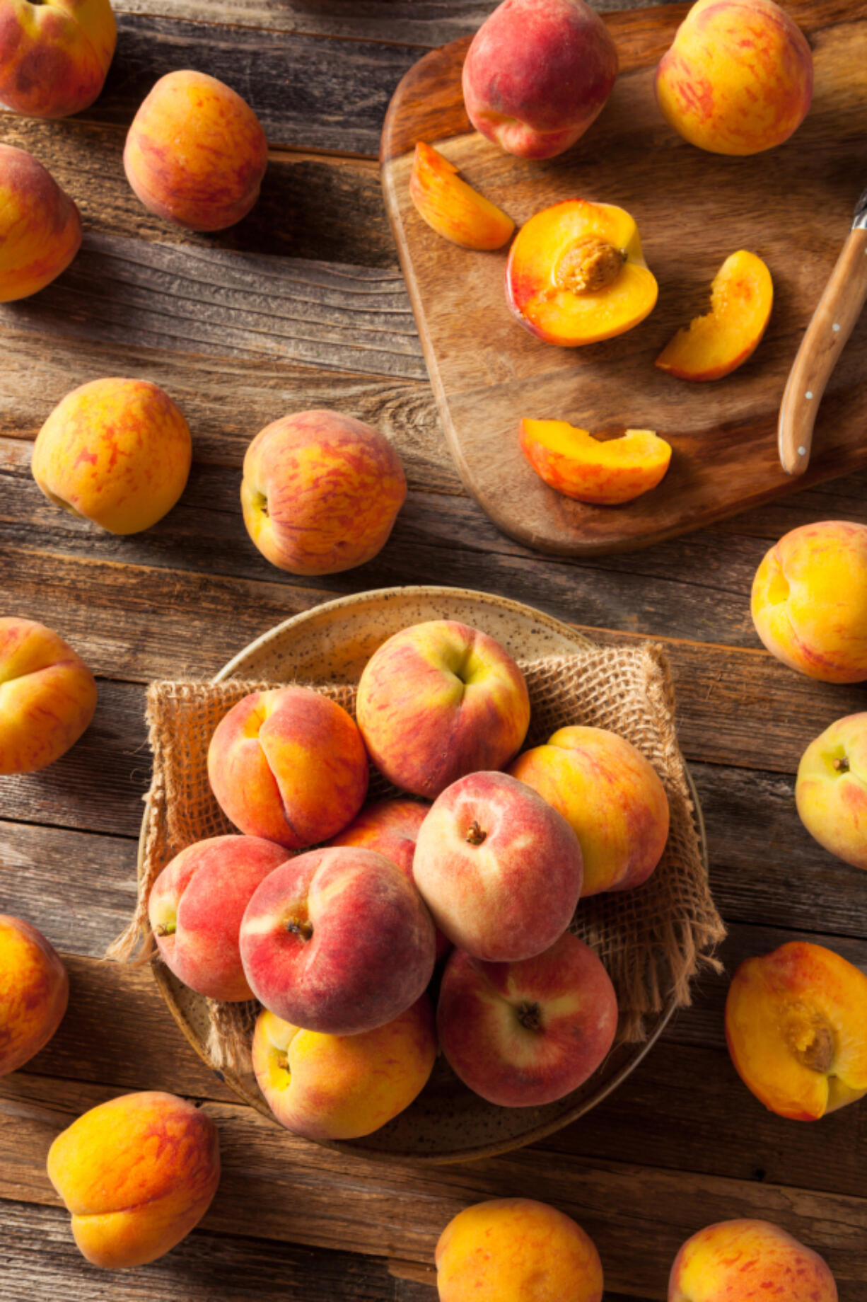 Fresh peaches can be used for a tangy-sweet, velvety soup.