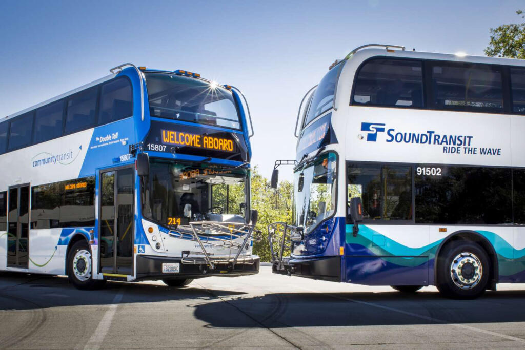 Sound Transit in the Seattle area has run some version of double-decker buses since at least 2019. C-Tran could be the first transit agency in the Vancouver-Portland area to run the buses.