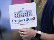 New polling from a political action committee that helps elect House Democrats shows that Project 2025, a presidential transition project published by the Heritage Foundation, is unpopular in multiple swing districts, including Washington's 3rd Congressional District.