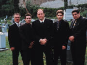 Tony Sirico, from left, Steve Van Zandt, James Gandolfini, Michael Imperioli and Vincent Pastore in &ldquo;The Sopranos.&rdquo; (Getty Images)