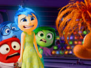 A teen&rsquo;s inner emotions are introduced to a new one, Anxiety, in &ldquo;Inside Out 2.&rdquo; (Pixar Animation Studios)