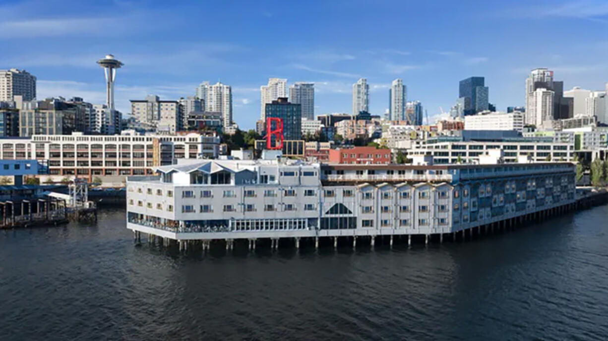 The Edgewater is the only over-water hotel in Seattle.