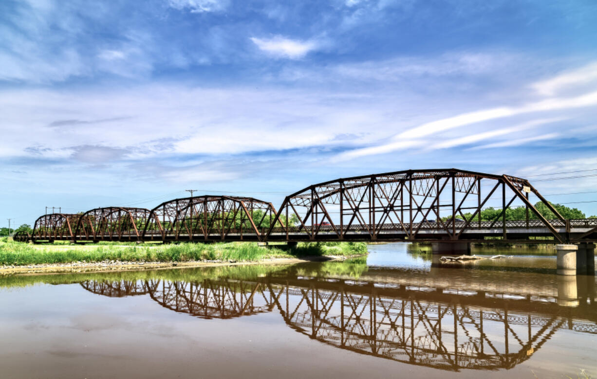 A historic Route 66 bridge in Oklahoma City.