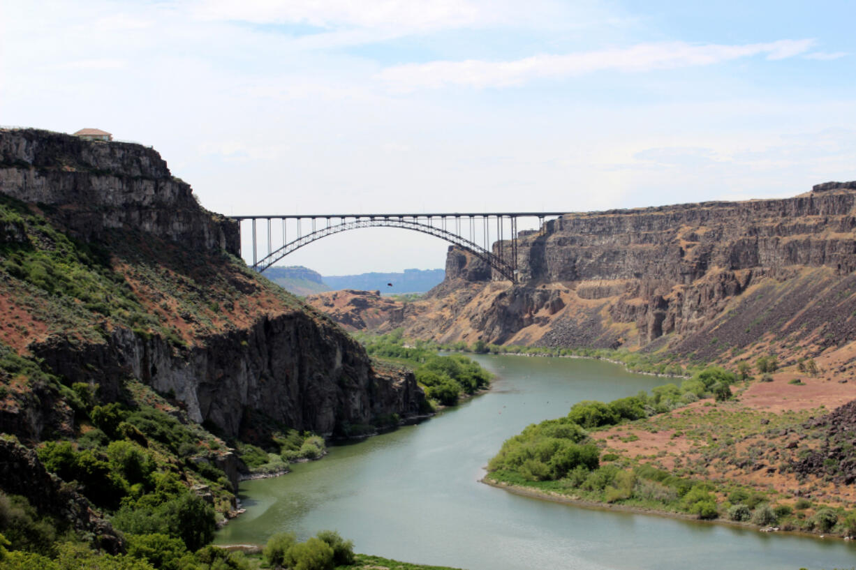 Daredevil Evel Knievel tried and failed to jump the Snake River Canyon in 1974 (stuntman Eddie Braun pulled it off in 2016). There&rsquo;s a monument to Knievel&rsquo;s legendary attempt at the foot of the Perrine Memorial Bridge, which crosses the canyon just outside of Twin Falls. Today the bridge is a popular site for BASE jumpers to launch into the abyss 486 feet above the Snake River.