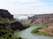 Daredevil Evel Knievel tried and failed to jump the Snake River Canyon in 1974 (stuntman Eddie Braun pulled it off in 2016). There&rsquo;s a monument to Knievel&rsquo;s legendary attempt at the foot of the Perrine Memorial Bridge, which crosses the canyon just outside of Twin Falls. Today the bridge is a popular site for BASE jumpers to launch into the abyss 486 feet above the Snake River.