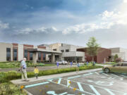 A rendering of the new inpatient rehabilitation facility planned in Vancouver.