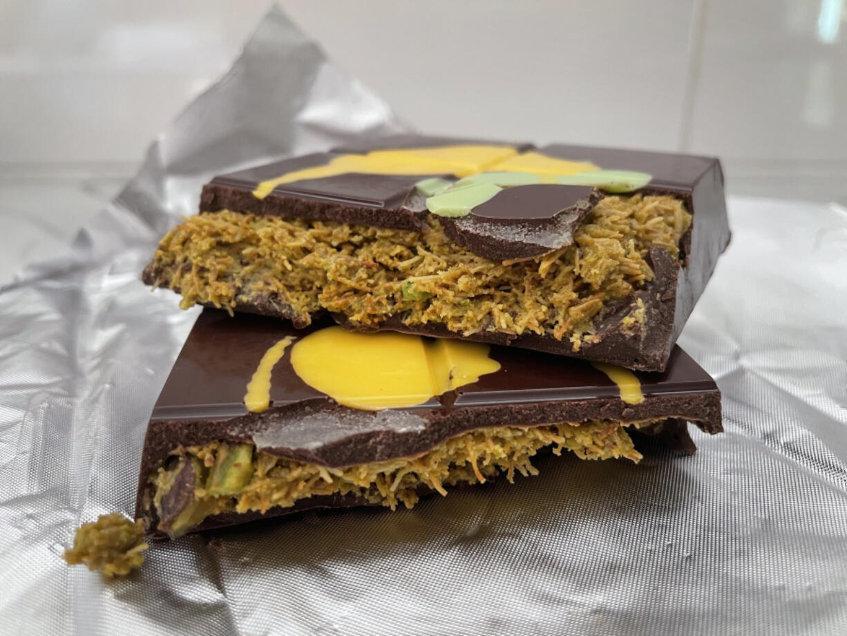 Connu&rsquo;s Corner, a Vietnamese restaurant and convenience store, sold versions of the viral Dubai pistachio chocolate bars.