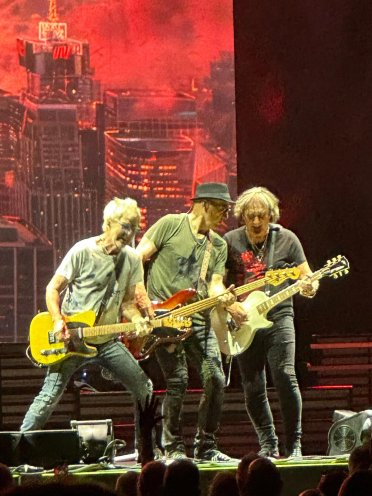 REO Speedwagon performs at Ameris Bank Amphitheatre in Alpharetta, Georgia, on Aug. 17, 2024.