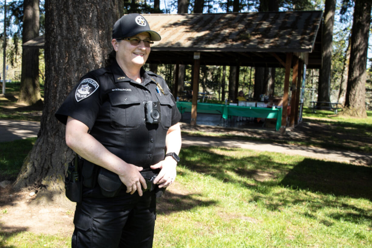 Washougal Police Chief Wendi Steinbronn says the body-worn camera program the department has helped with civility in the community.