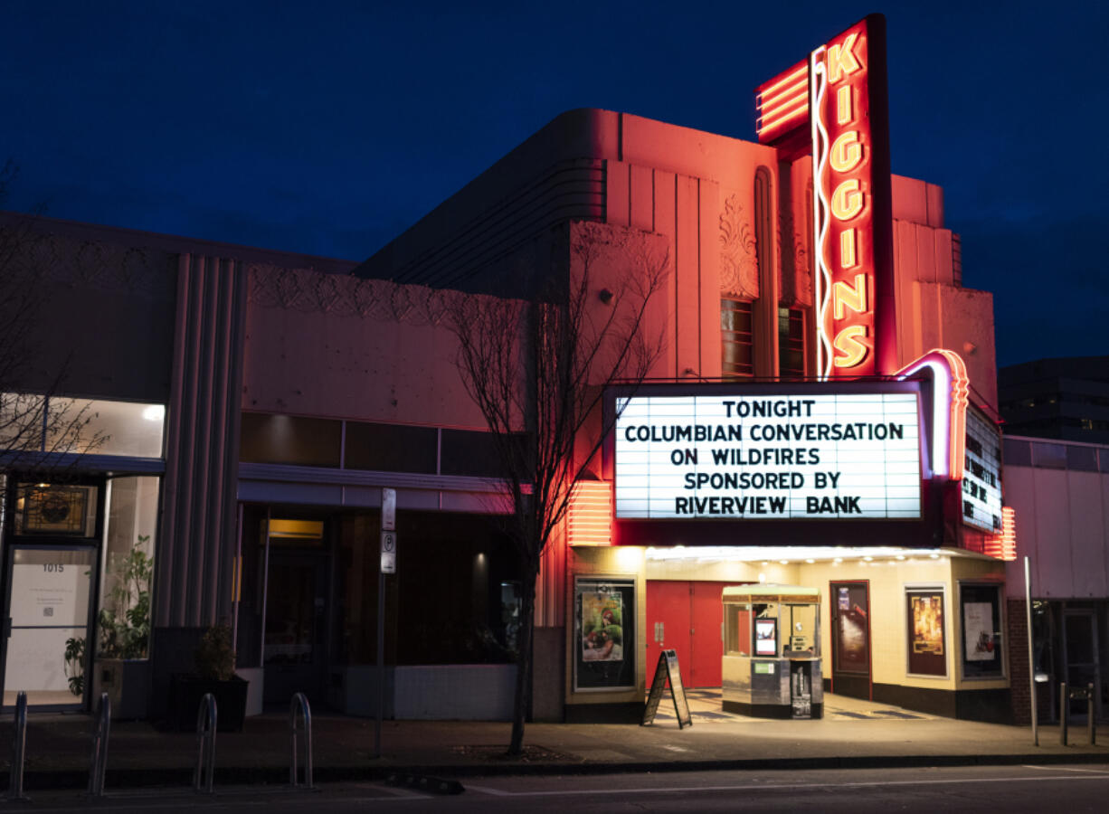 The Kiggins Theatre is one of several landmark Clark County buildings designed by 20th century architect Day Hilborn.